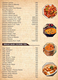 Sai Ram Apartment Phase 3 menu 2