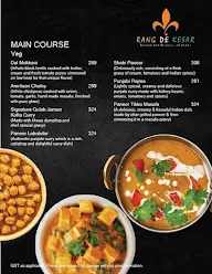Rang De Kesar menu 6