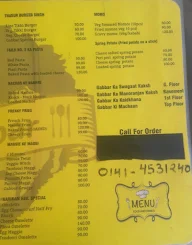 Hungry Gabbar Cafe menu 2