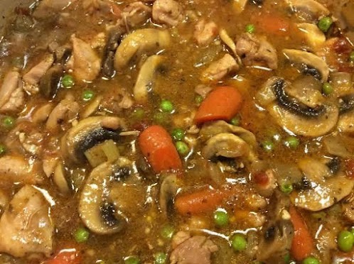 Easy Low Carb Chicken and Mushroom Stew