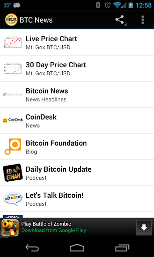 Screenshot BTC News Bitcoin