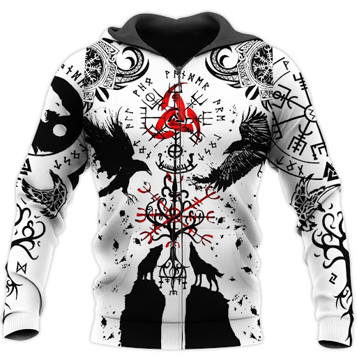 Title 5, Tattooed 3D Printed Mens Harajuku Fashion Hood...