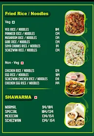 Hello Foods menu 1