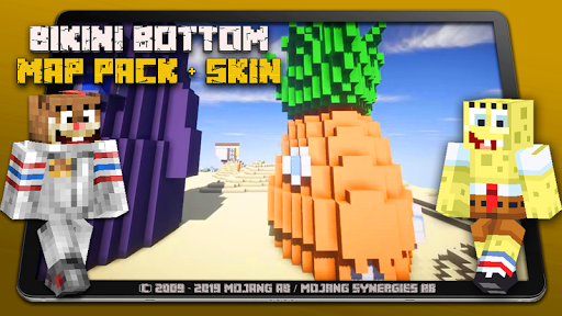 Mod Bikini Bottom Map Pack for MCPE