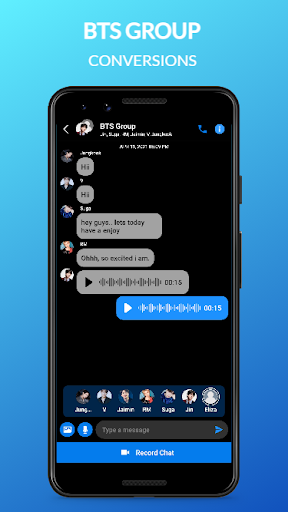 BTS Prank Chat Messenger