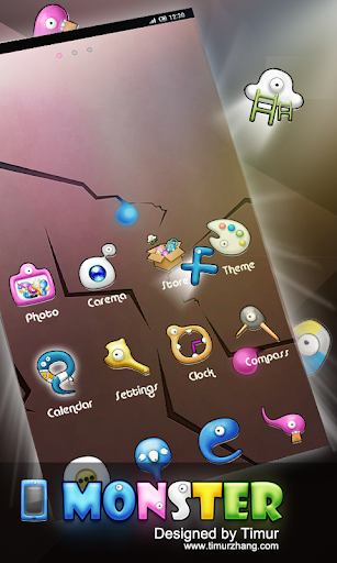 Monster GO Launcher Theme