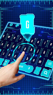 高科技未來鍵盤主題(圖2)-速報App