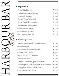 Harbour Bar - The Taj Mahal Palace menu 2