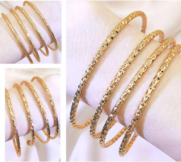 Bracelet de mariage plaqué or 24 carats pour femmes, ornement de mariée avec pendentif feuille de cloche, bijou de bracelet