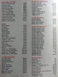 Hotel Prachi menu 2