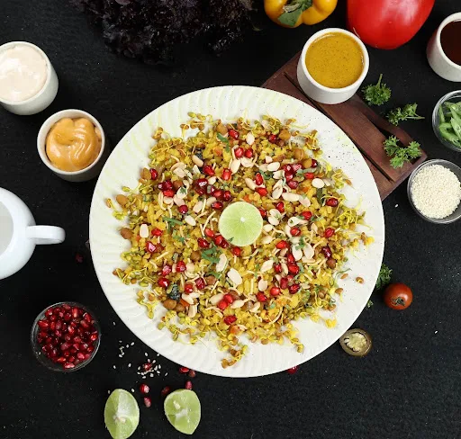 Protein Rich Sprouts Poha