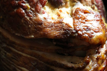 Slow Cooker Spiral Ham with Apricot-Dijon Glaze