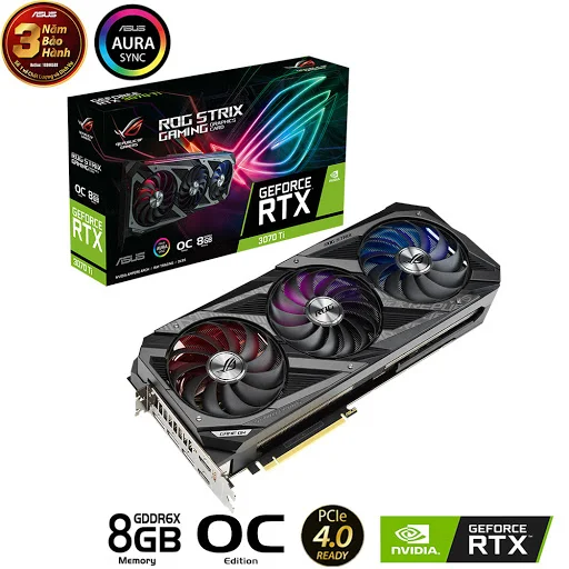 Card màn hình ASUS ROG Strix GeForce RTX 3070 Ti OC Edition