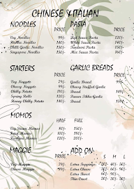 The Vines menu 8