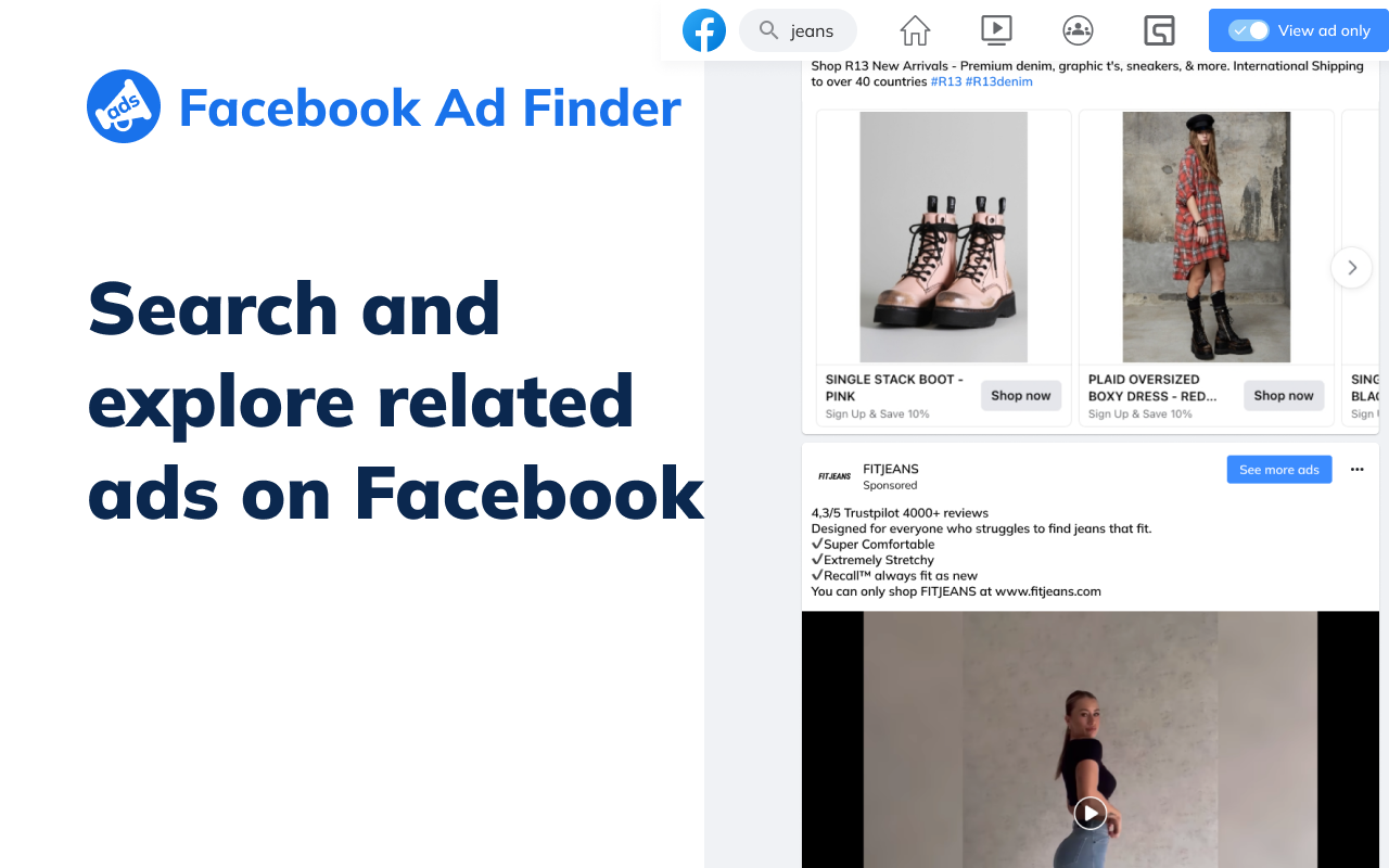 Facebook Ad Finder by SimplyTrends.co Preview image 5