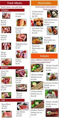 Neatmeats menu 1