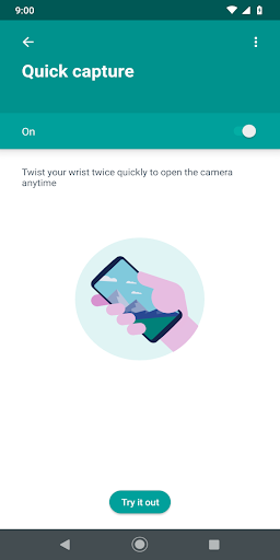 Screenshot Moto Actions