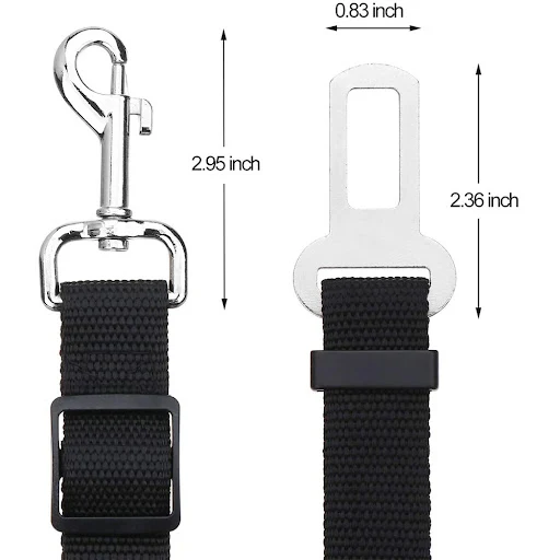 Pet Dog Cat Car Seat Belt Adjustable Harness Seatbelt Leash for Small Medium Dogs Travel Clip Pet Supplies French Bulldo