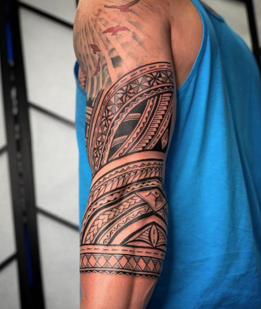 Elbow Fijian Tattoo