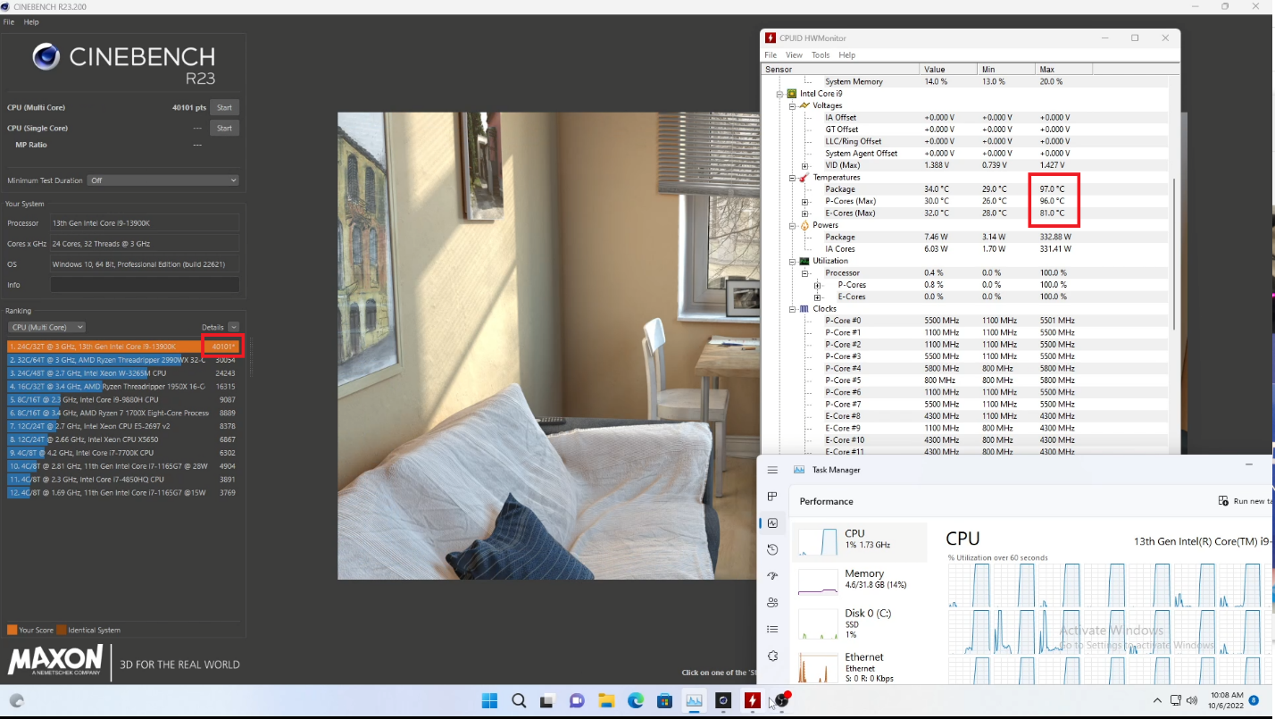 hieu-nang-i9-13900k-khi-test-voi-cinebench-r23