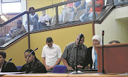 ACCUSED: Bradley Freeman, Gert Rayman Freeman and Ann Freeman appeared before the Molopo Magistrate Court on charge of fraud and money laundering. It is alleged that Bradley, a former  North West University employee,  channelled funds from Edu-Loan into his private bank account Photo: Tiro Ramatlhatse