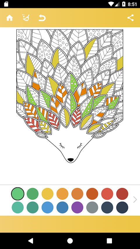 Autumn Coloring Pages Anti-Stressのおすすめ画像4