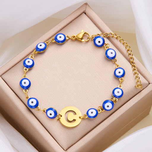 Title 7, Womens High-Grade Stainless Steel Blue Eyes Fa...