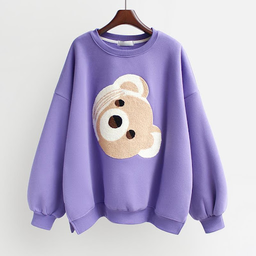 Title 6, Bear head embroidery top ins fashion womens cl...