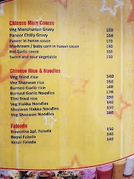 Sonai Navratna Veg menu 2