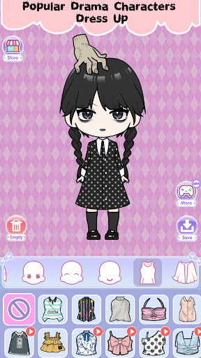 Screenshot Vlinder Doll: Dress up games