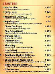 Koshe Kosha-Behala menu 4