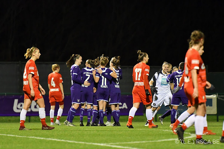 Anderlecht klopt Standard in Vrouwenclasico en staat nu al tien punten voor!