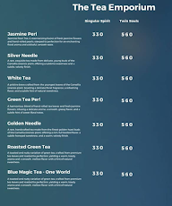 One World - The Coffee Studio menu 1