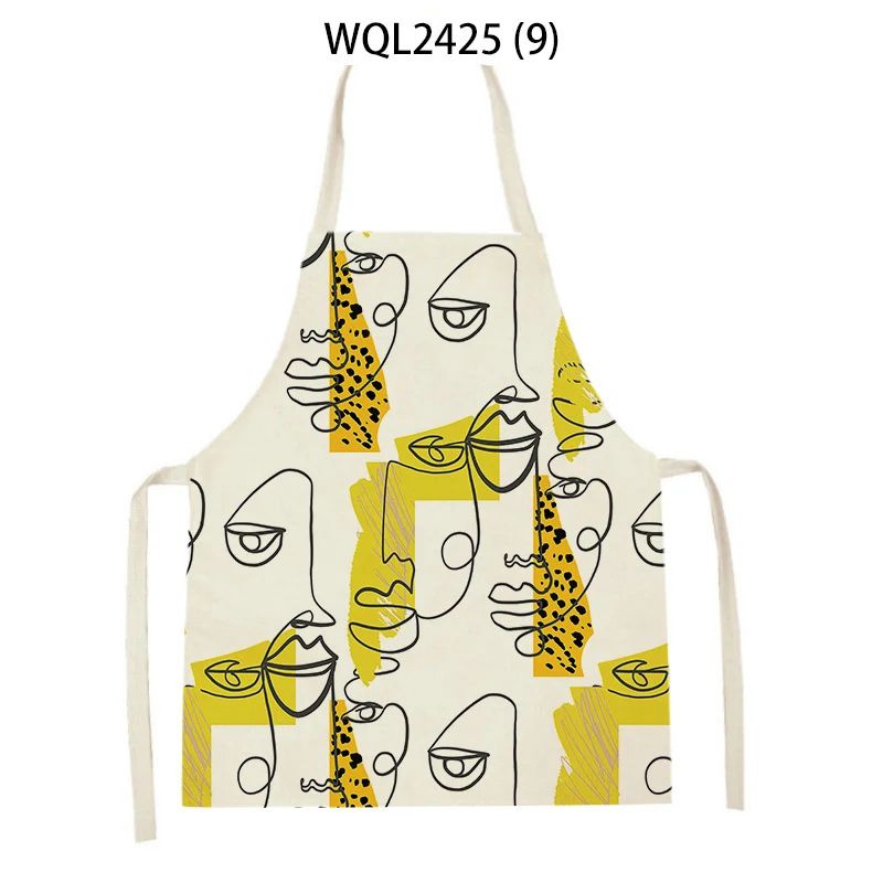 Simple Fabric Apron for Kitchen, Antifouling Work Clothes, protects from spills and stains. Perfect for cooking, cleanin