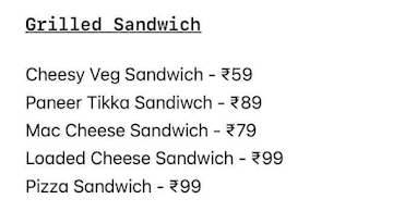 Cafe Shivastro menu 