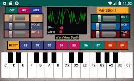 Wave View Keyboard Synth