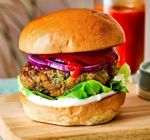 Paneer Vegetable Burger