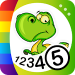 Cover Image of Download Paint by Numbers - Dinosaurs 2.1 APK