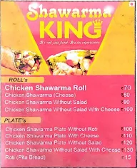 Shawarma Rolls menu 1