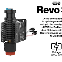 E3D RapidChange Revo Six V6 Hotend Kit (24v / 0.25mm / 0.4mm / 0.6mm / 0.8mm Nozzles)