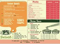 The Corner Stop menu 6