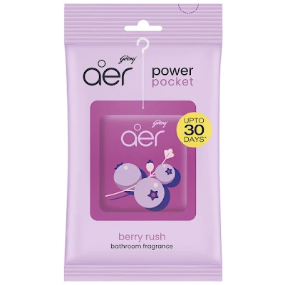 Godrej Bathroom Fragrance Aer Pocket Berry Rush 10 Gm