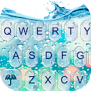 Herunterladen Water Keyboard - Blue Glass Water Keyboar Installieren Sie Neueste APK Downloader