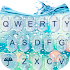 3D Blue Glass Water Keyboard Theme6.12.5.2018.20181205180000