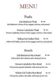 Voosh Desi Parathas menu 3