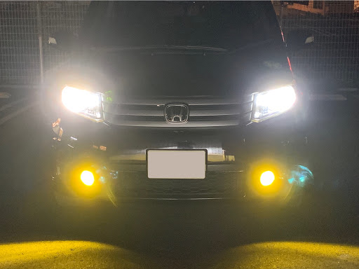 ホンダ フリードスパイクを華麗にカスタム By Fly Fisher 04 22 ヘッドライト D2r 交換hid フォグランプledh8に交換アマゾン Cartune