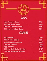 Jacky Chings menu 1