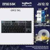 [Mã Elmall5 Giảm Đến 500K] Bàn Phím Cơ Gaming Không Dây Logitech G913 Tkl - Không Phím Số, Bluetooth/Usb, Rgb