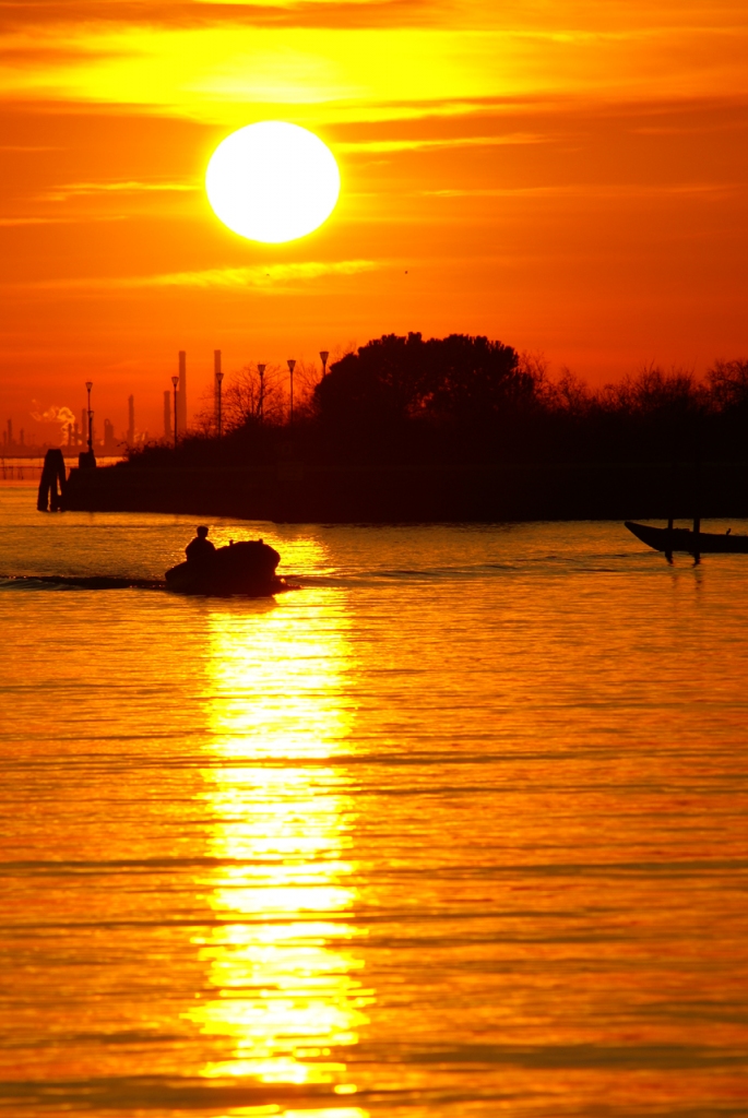 Orange Venice Sunset di Fairy