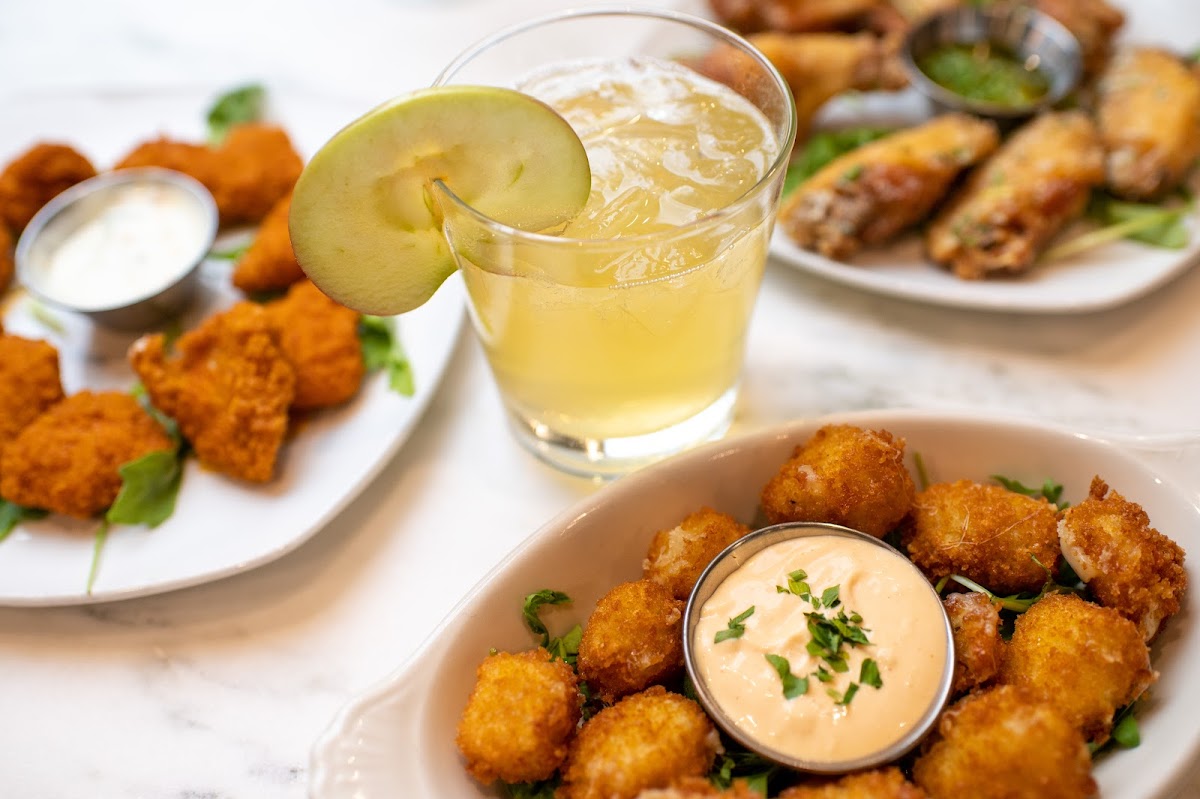 Cheese Curds and Wings